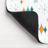 Tapis De Souris Starburst Motif moderne du milieu du siècle (Coin)