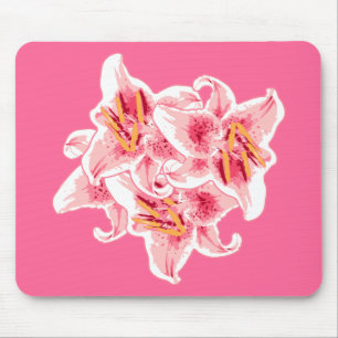 Tapis De Souris Stargazer Lilies