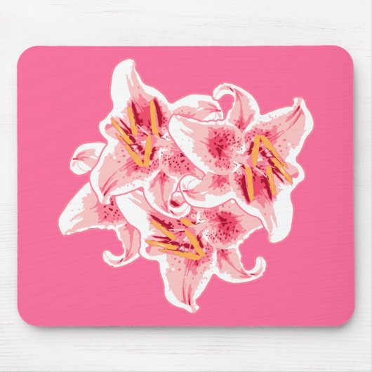 Tapis De Souris Stargazer Lilies (Devant)