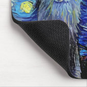 Tapis De Souris Starry Night Funny Alpaca Paysage Parodie (Coin)