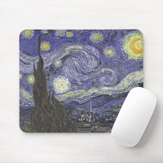 Tapis De Souris Starry Night Mousepad (Avec souris)
