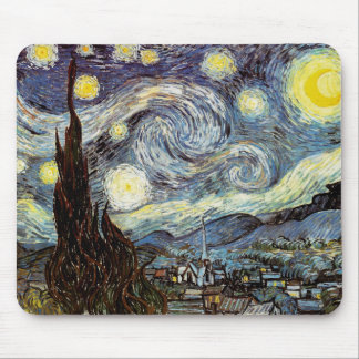 Tapis De Souris Starry Night Van Gogh Art