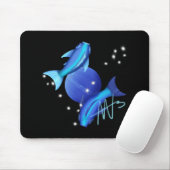 Tapis De Souris Starry Pisces Neptune Zodiac (Avec souris)