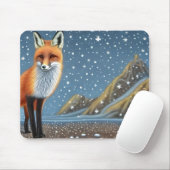 Tapis De Souris Starry Starry Night Storybook Fox (Avec souris)