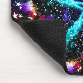 Tapis De Souris Stars Fractées Colorées Universe Mandala Star (Coin)