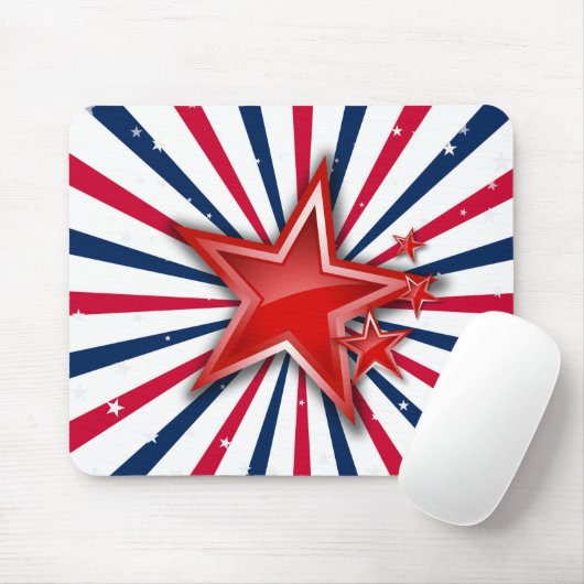 Tapis De Souris Stars 'n Stripes Freedom (Avec souris)