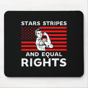 Tapis De Souris Stars Stripes Et Égalité Des Droits 4 juillet Femm