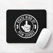 Tapis De Souris State Bird Of New Jersey Middle Finger Funny Distr (Avec souris)