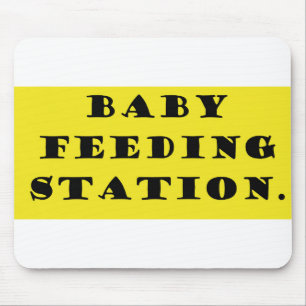 Tapis De Souris Station d'alimentation pour bébé
