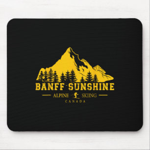 Tapis De Souris Station de ski Banff Sunshine Canada Ski alpin