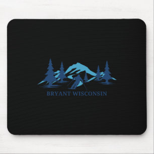 Tapis De Souris Station de ski Bryant Wisconsin Ski