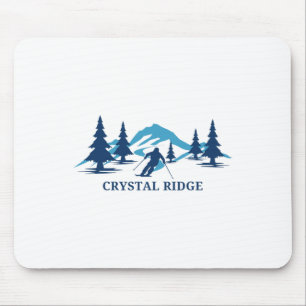 Tapis De Souris Station de ski Crystal Ridge Wisconsin Ski