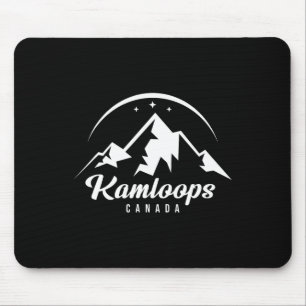 Tapis De Souris Station de ski de Kamloops Canada Ski Snowboard
