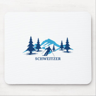 Tapis De Souris station de ski idaho schweitzer skieur ski