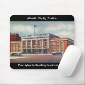 Tapis De Souris Station de train d'Atlantic City PRSL 1936 (Avec souris)