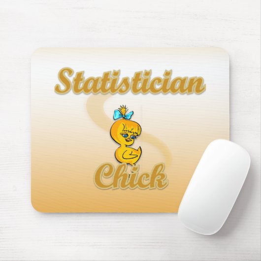 Tapis De Souris Statisticien Chick (Avec souris)