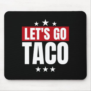 Tapis De Souris Statistiques amusantes Taco Allons à Taco