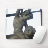 Tapis De Souris Statue Bacchus à Rome Mousepad (Avec souris)