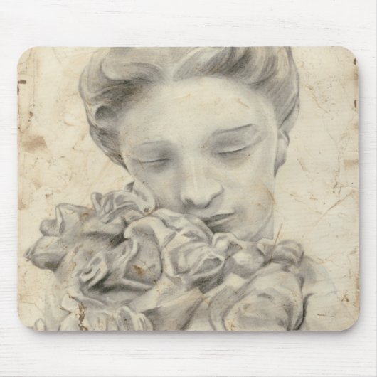 Tapis De Souris Statue dans le Jardin I (Devant)