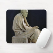 Tapis De Souris Statue de Chrysippus le philosophe grec (Avec souris)