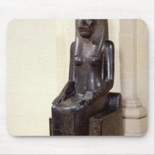 Tapis De Souris Statue de la déesse lion-dirigée Sekhmet