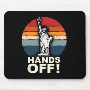 Tapis De Souris Statue De La Liberté 4 juillet Patriotique Résiste