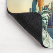 Tapis De Souris Statue de la Liberté avec cône de glace (Coin)