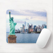 Tapis De Souris Statue de la Liberté avec le World Trade Center (Avec souris)