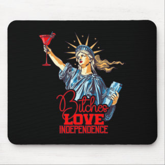 Tapis De Souris Statue de la liberté parodie homme aime liberté 4