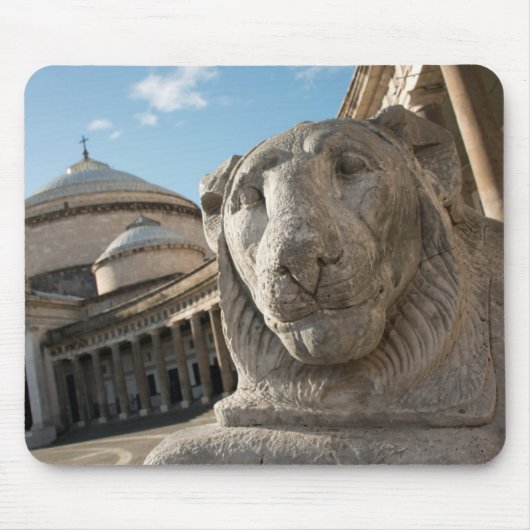 Tapis De Souris statue de lion devant San Francesco di Paola (Devant)