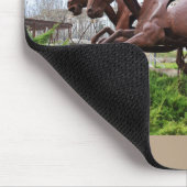 Tapis De Souris Statue des chevaux (Coin)