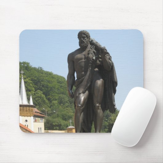 Tapis De Souris Statue d'Hercules Mousepad (Avec souris)