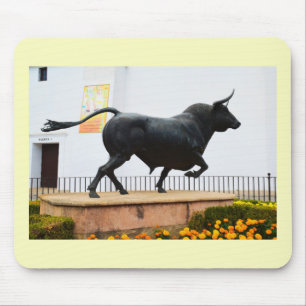 Tapis De Souris Statue d'un taureau