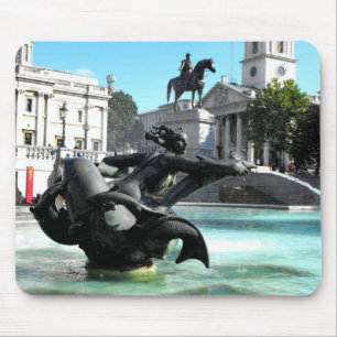 Tapis De Souris Statue et fontaine de Trafalgar Square
