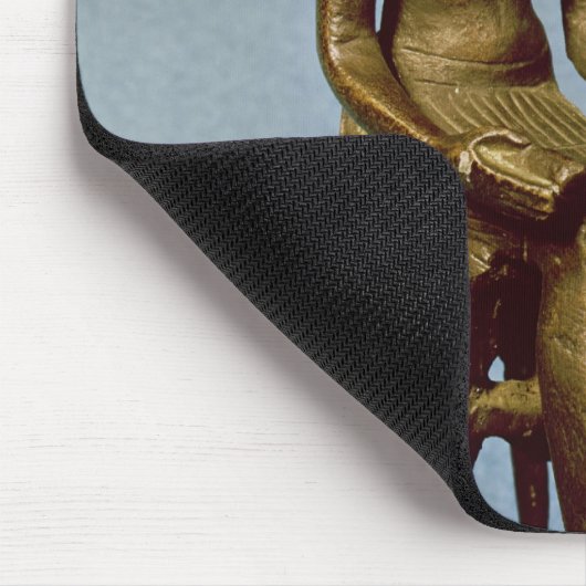 Tapis De Souris Statue posée d'Imhotep tenant un ouvert (Coin)