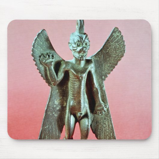 Tapis De Souris Statuette de Pazuzu, un démon assyrien de vent (Devant)