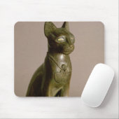 Tapis De Souris Statuette d'un chat représentant la déesse Bastet (Avec souris)