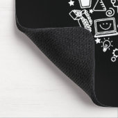 Tapis De Souris Steam Heart Shape Stem Enseignant Science Lover By (Coin)