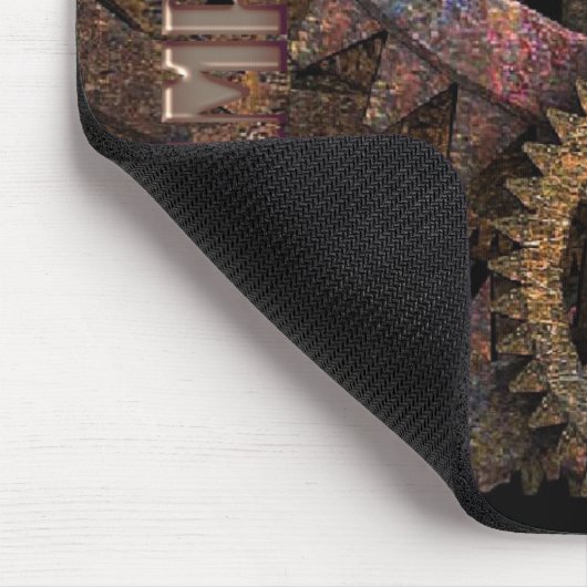 Tapis De Souris Steampunk Cogs and Wheels Personalised (Coin)