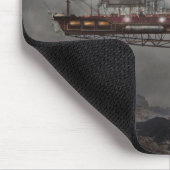 Tapis De Souris Steampunk - dirigeable souple - dirigeable Maximus (Coin)