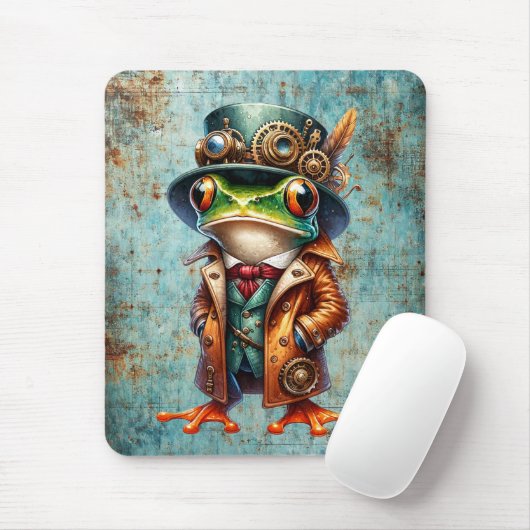 Tapis De Souris Steampunk Frog (Avec souris)