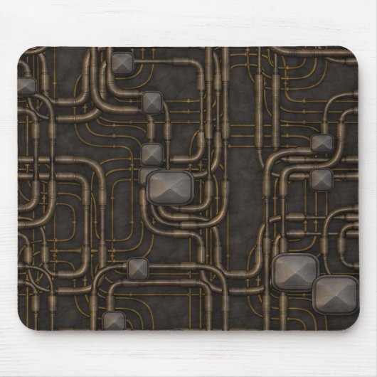 Tapis De Souris Steampunk Mousepad (Devant)