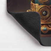 Tapis De Souris Steampunk Style French Press (Coin)