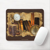 Tapis De Souris Steampunk Victorian Collage Mousepad Art (Avec souris)