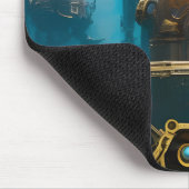 Tapis De Souris Steampunk ville perdue d'Atlantis (Coin)