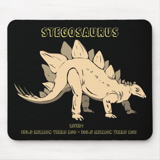 Tapis De Souris Stegosaurus Dinosaur (Devant)