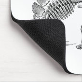 Tapis De Souris Stegosaurus Dinosaure Squelette Fossile (Coin)