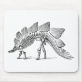 Tapis De Souris Stegosaurus Dinosaure Squelette Fossile (Devant)