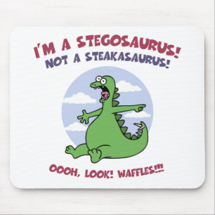 Tapis De Souris Stegosaurus - gaufres