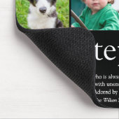 Tapis De Souris Stepfather Stepdad Définition 8 Photo Fun Black (Coin)
